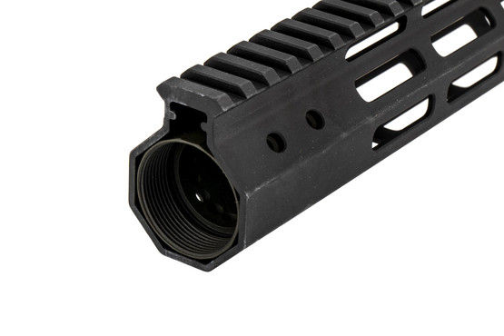 The Foxtrot Mike Products M-LOK handguard 8.5 features a full length top picatinny rail